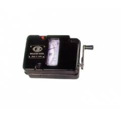 CIE 555 Hand Driven Generator Type Insulation Tester, 100 V, 0-10 mOhm