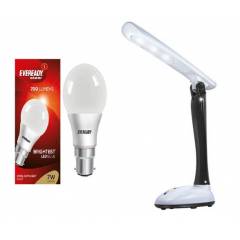 Eveready SL01 White Rechargeable LED Study Lamp