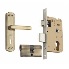 Spider Steel Mortice Key Lock Set, S606SAB + SCLAAB