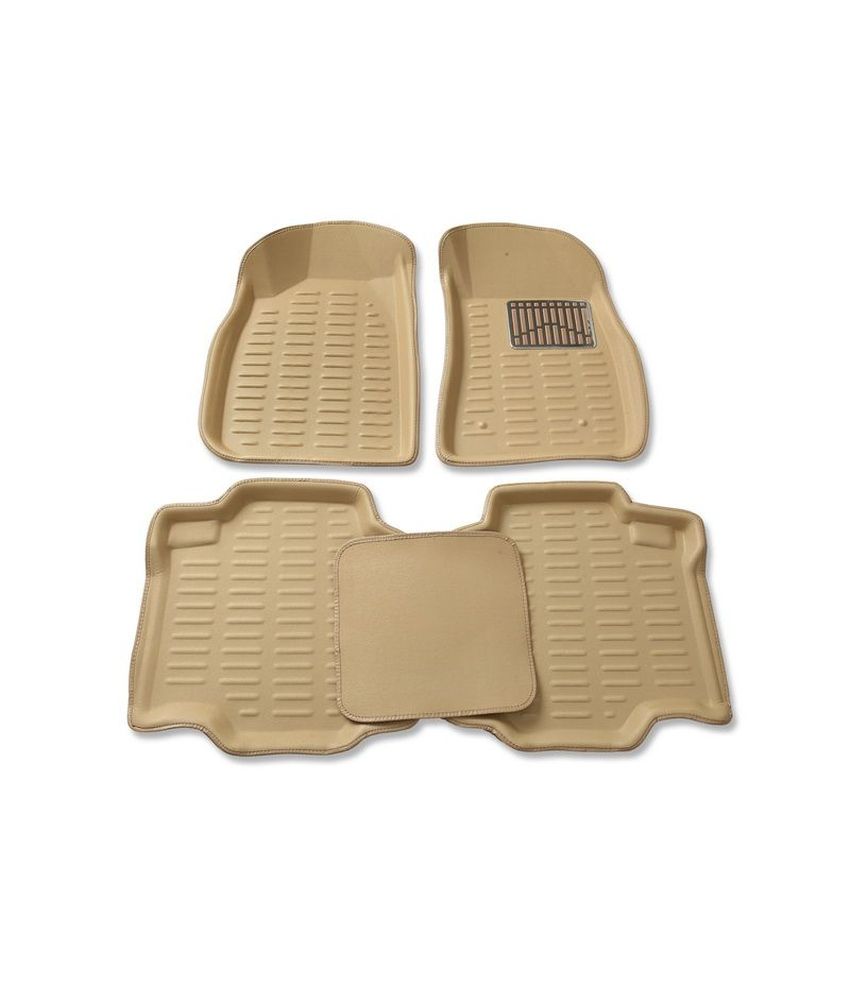 Buy Oscar 3d Beige Foot Mat For Fiat Grande Punto Set Online At