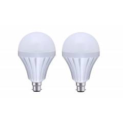 Homes Decor 12W LED Rechargeable Bulb (Pack of 2)