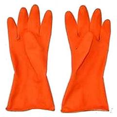 Hand Care Orange Household Gloves (Pack of 2)
