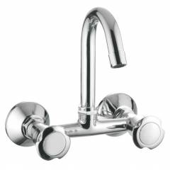 Apree Victor Silver Brass Sink Mixer