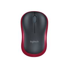 Logitech M185 Red Wireless Mouse