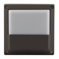 Glow Fixtures 10W Metallic Grey Outdoor Garden Wall Light, BF112TEK-REG