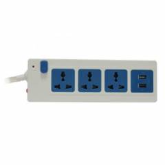 Prodot 3 Sockets & 1 USB Surge Protector, PSP-3S1U