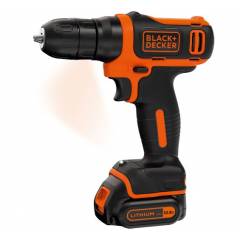 Black+Decker 10.8V Li-Ion Cordless Drill Driver, BDCD12