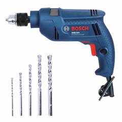 Bosch 500W Professional Impact Drill with 5 Pieces Drill Bit Set, GSB 501