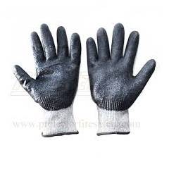 Mallcom 7 Inch NBR Coated Cut Level 5 Safety Gloves with Sandy Finish, H33NBG