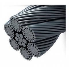 Mahadev 30mm IWRC Ungalvanised Steel Wire Rope, Size 6x37, Length: 1000 m