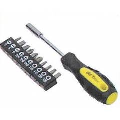 GE Tech Socket and Bit Screwdriver, 11 Pieces
