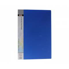 Saya Blue Spring Cobra Clip File F/C, Dimensions: 242 x 20 x 355 mm (Pack of 2)