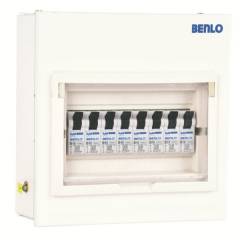 Benlo 10 Way Single Phase MCB Distribution Boards, BEA010 (Pack of 12)