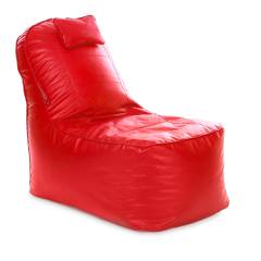 Style Homez Red Video Rocker Lounger Bean Bag with Beans, Size: XXXL
