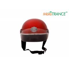 Mototrance Red Jupiter Smart Rider Pillion Unisex Helmet