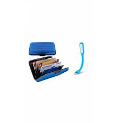 Heady Daddy Aluma Wallet Designer Card Holder & USB LED Light (Pack of 2)