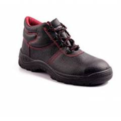 Wild Bull Power Plus Steel Toe Black Safety Shoes, Size: 5