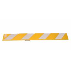 KT Yellow Pillar Guard with White reflective Stickers (Pack of 4)