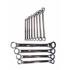Tata Agrico 12 Pieces Ring Spanner Set with Box Packing, SPR014