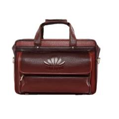 Abloom 1506 Brown Synthetic Leather Laptop Bag