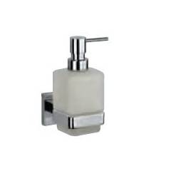 Jaquar Kubix Prime Ivory Chrome Soap Dispenser with Glass bottle, AKP-35735P