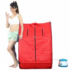 Kawachi I03 Red Personal Home Therapeutic Portable Steam Spa Bath