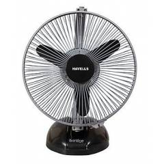 Havells Black & Grey Birdie Personal Table Fan, Sweep: 230 mm