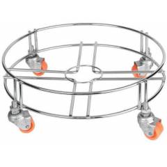 Taptree Stainless Steel Chrome Finish Cylinder Trolley, BFS-057