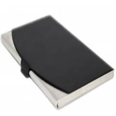 Stealodeal Black Stainless Steel Card Holder