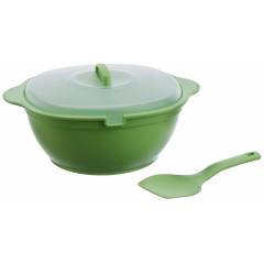 Signoraware Parrot Green 1.8 Litre Big Cook N Serve Bowl (Pack of 2) 218