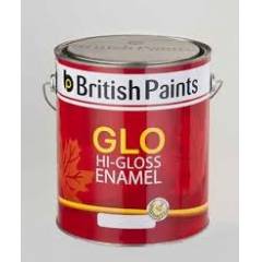 British Paints Glo Hi-Gloss Synthetic Enamel GR-V, 4 Litre, Dark Brown