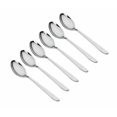 Elegante Sigma Stainless Steel Baby Spoon, SL-030 (Pack of 6)