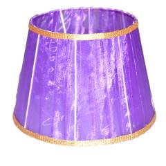 Aadhya Creations AC Frustum Translucent Purple Lamp Shade, AC13LS058