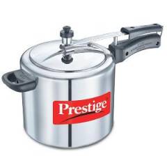 Prestige Nakshatra Plus Straight Wall 6.5 Litre Inner Lid Aluminium Pressure Cooker, 11605