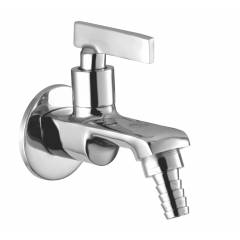 Jainex Step Nozzle Bibcock with Wall Flange, STP-2716
