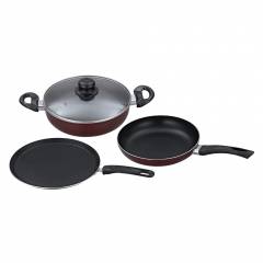 Padmini Essentia LSP-1 Induction Base Non Stick Cookware Set