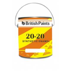British Paints 4 Litre Golden Yellow 20-20 Synthetic Enamel, GR-IV