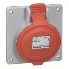 Legrand P17 Tempra Pro 3P+N+E 32 A Low Voltage Inclined Outlet Design Surface Mounting Socket, 5552 89