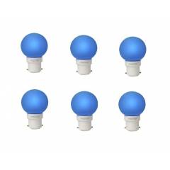 Pyrotech 0.5W LED Deco Blue Bulb, PELB0.5X6B (Pack of 6)