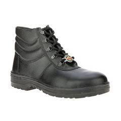 Liberty 7198-02 Warrior Steel Toe Black Safety Shoes, Size: 6