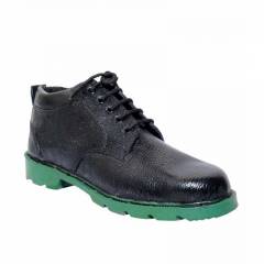 JK Steel JKPGRNNTRL Steel Toe Black Safety Shoes, Size: 6