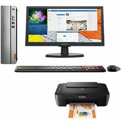 Lenovo 310S-08IAP Quad Core/4GB/1TB Desktop with Canon Pixma Printer