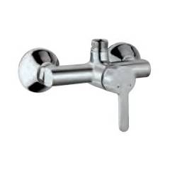 Jaquar Ivory Gold Fusion Single Lever Exposed Shower Mixer, FUS-29147