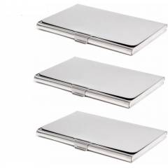 Stealodeal Stainless Steel Card Holder (Pack of 3)