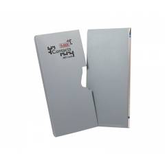 Saya Grey 480 Card Holder-Classic, Dimensions: 115 x 30 x 255 mm (Pack of 2)