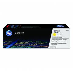 HP 128A Yellow LaserJet Print Cartridge, CE322A