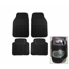 Autofurnish AF4169 Black Car Foot Mat Set For Ford Figo