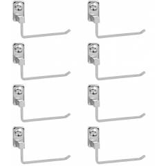 Abyss ABDY-1217 Glossy Finish Stainless Steel Towel Holder/Napkin Ring (Pack of 8)