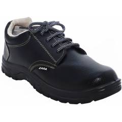 Polo Zara Steel Toe Black Safety Shoes, Size: 6