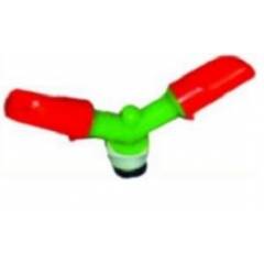 Garden Aids Two Arm Adj. Nipple Sprinkler Head, Ap-261 (Pack of 2)